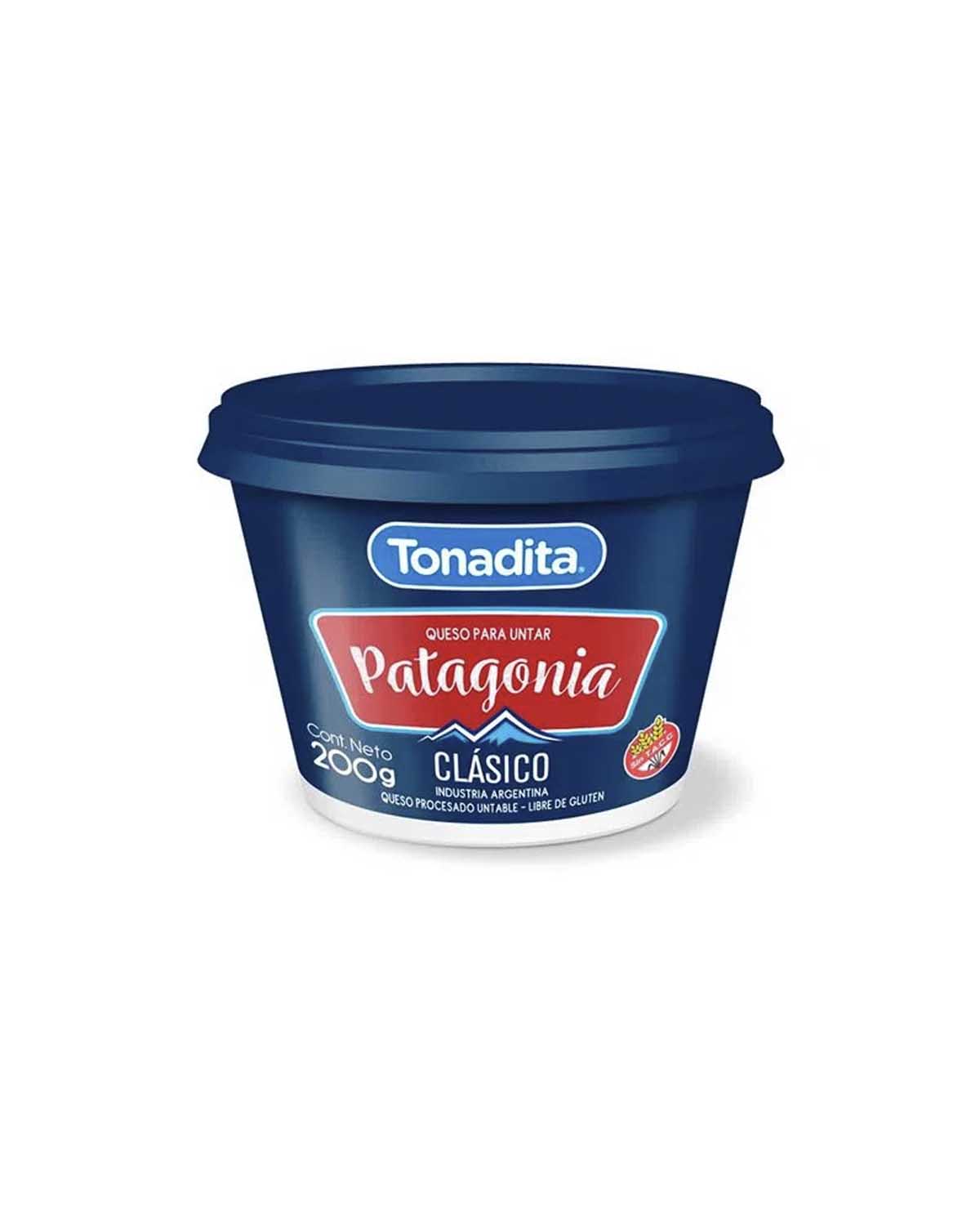 Queso Untable Tonadita Patagonia Clasico x 200 Gr